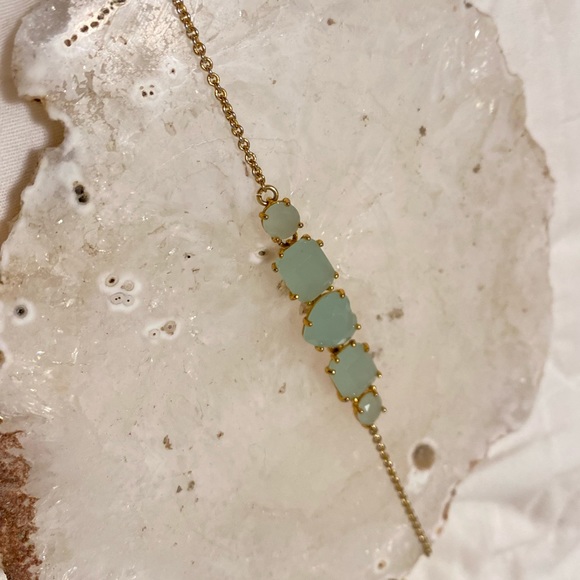 LA DIAMANTINE ACQUA AZZURA STONES THIN BRACELET - Picture 2 of 3